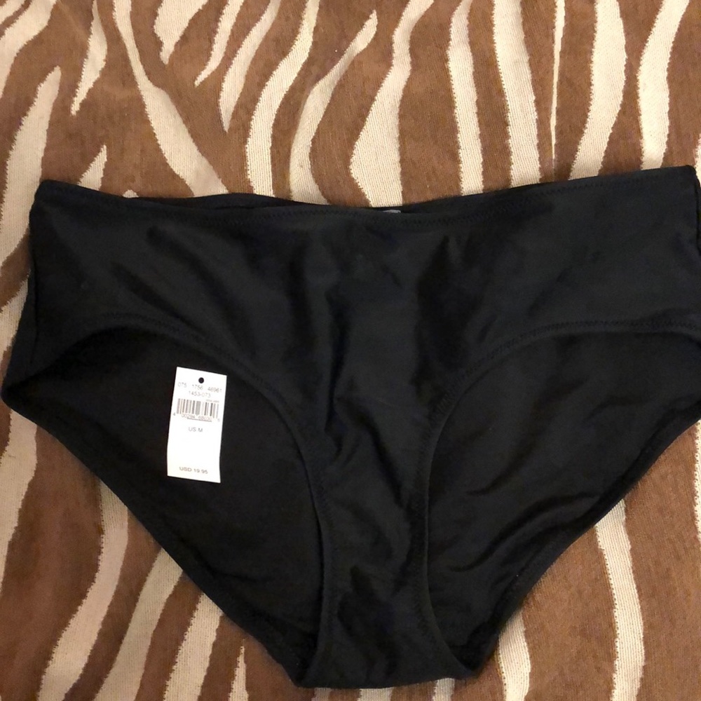 Aerie black hipster bikini bottoms